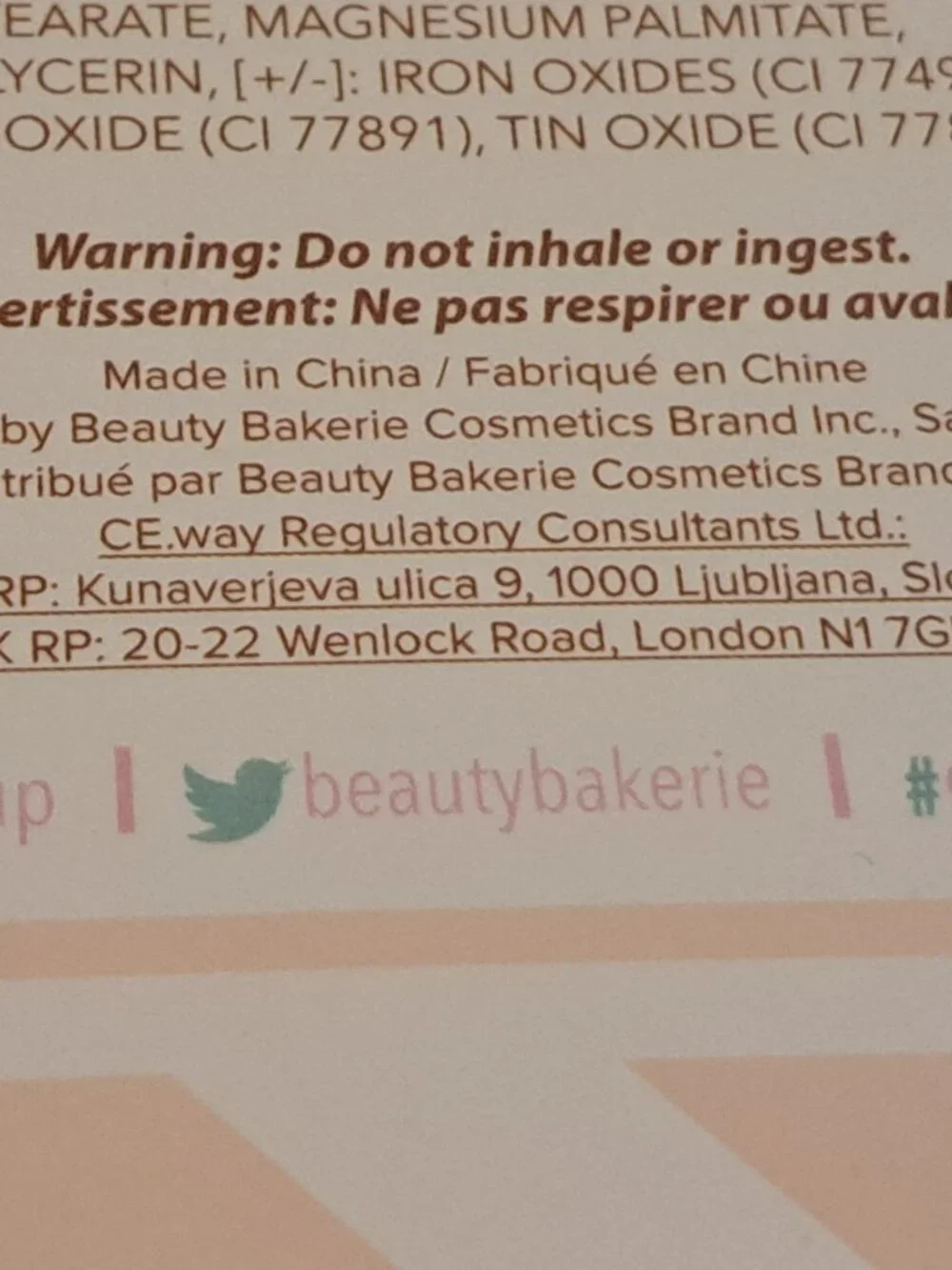 Beauty Bakerie brand new